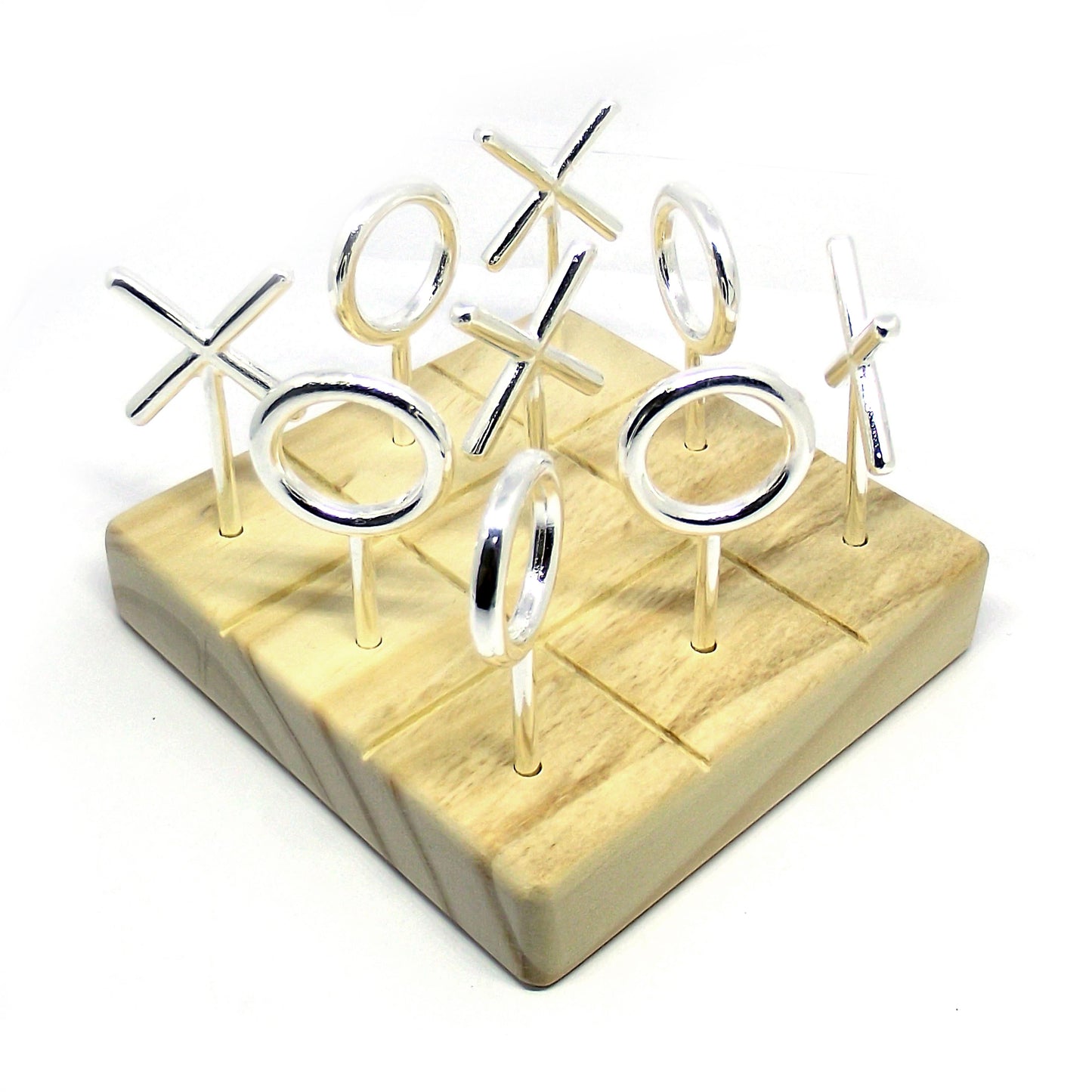 Trinches Plateados - Modelo XOXO